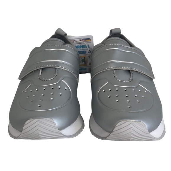 🆕 Native Cornell Metallic Silver Sneakers Big Kids Size 3 - Picture 2 of 13